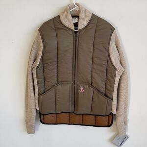Vintage Refrigiwear Sweater Jacket Mens L Quilted Puffer Workwear Deadstock NEW